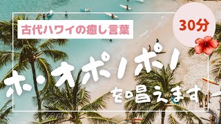 《30分瞑想》ホ・オポノポノで心を浄化🌺 | ありがとう・ごめんなさい・許してください・愛してます