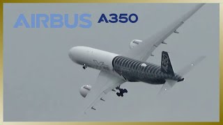 IMPRESSIVE Airbus A350 TAKE OFF from Hamburg Finkenwerder Airport!