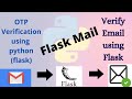 Flask Mail - Email Verification - OTP Verification Using Flask - Send Mail Using Flask - Python