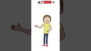 HOW TO DRAW MORTY DOING POSE #1103 #SHORTS