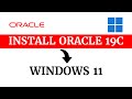 How to Install Oracle 19c on Windows 11 | Connect Using SQL*Plus & SQL Developer