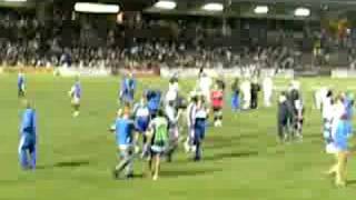 Post-match pitch invasion (I) - Vancouver Southsiders in Sea