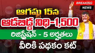 ఆడబిడ్డ నిధి 1,500 మహిళలకి  5 అర్హతలు | Aadabidda Nidhi Scheme | AP Mahilalaki 1500 | @ViralVasu