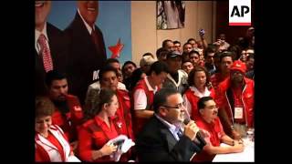 Leftist FMLN party celebrates victory in presidential elections