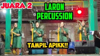 JUARA 2 LARON PERCUSSION || LOMBA TONGTEK PONPES LEMBAH MANAH LANGON JEPARA