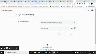 Seeing NWEA Password