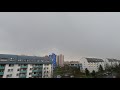 first weak thunderstorms of 2021 in ostrava czech republic 4k60 hq audio