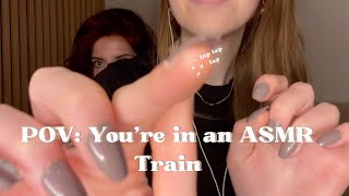 ASMR Back Scratching Train With YOU in it - Camera Tapping, Going On A Treasure Hunt, Crack An Egg 💫