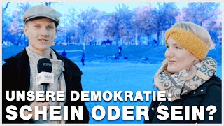 Straßenumfrage: Wie demokratisch ist unsere Demokratie?