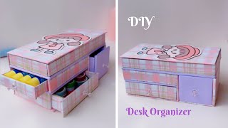 DIY Desk Organizer | Pencil Box | Easy Paper Crafts #diy