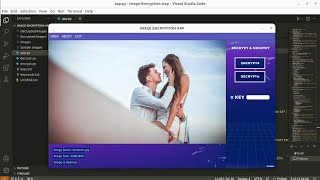 Send Your Private Photos Safely Online: Python Image Encryption App | AES-256 & Unique IV