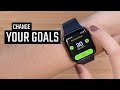 Change ALL your ACTIVITY GOALS! New WatchOS 7 feature