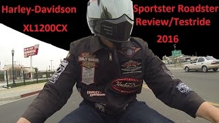 2016 Harley Davidson Roadster Test Ride and Review XL1200CX