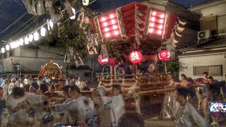 2023.7.02 八尾市 教興寺祭り 太鼓台·神輿　岩戸神社 夏祭り