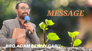 || JESUS HELPS MINISTRIES || NARSAMPET WARANGAL BRO.ADAM BENNY MESSAGE