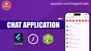 Chat App with Flutter, NodeJs, Socket.io - Clean Architecture 2025 - EP 01