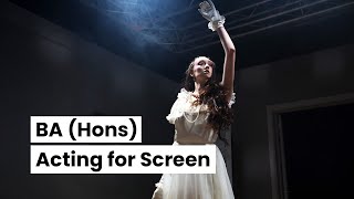 BA (Hons) Acting for Screen | Course Overview