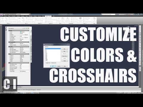 Autocad Tutorial: How to Change Crosshair Size & Color - 2min Tip, Trick or Tutorial #2 Autocad Tutorial: How to Change Crosshair Size & Color - 2min Tip, Trick or Tutorial #2