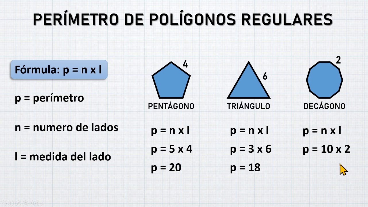 Formula Para Calcular Perimetro De Poligonos Regulares - Printable ...