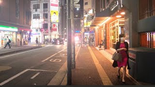 Fukuoka City Walking Tour 4k✨🌌Tenjin to Nakasu walk in the day before the state of emergency👠🏩