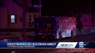 Milwaukee County bus driver arrested after deadly crash on Christmas