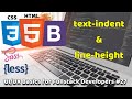 text-indent & line-height properties |  UI/UX Basics for Fullstack Developers #27 | Fullstack Basics