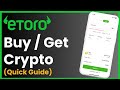 How To Buy Crypto In Etoro !