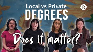 Local vs Private Degree in Singapore: Does it Matter? | Singapore, Unfiltered