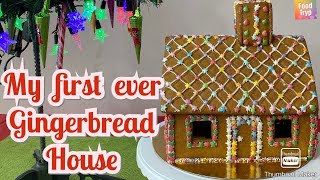 My First Ever Gingerbread House (IKEA Abu Dhabi - Vintersaga Gingerbread House)