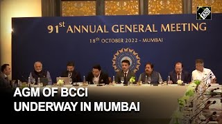 Annual General Meeting of BCCI underway in Mumbai