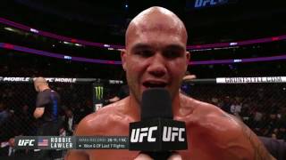 UFC 214: Robbie Lawler Octagon Interview