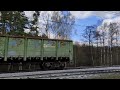 electric locomotive vl10k 1585 with gondola cars for coal