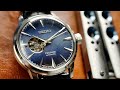 Seiko Presage Cocktail Time Review - Open Heart Blue Moon -  R.I.P. Dad Watch - SSA405J1