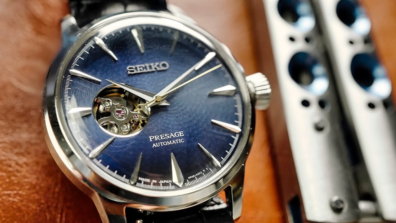 Seiko Presage Cocktail Time Review - Open Heart Blue Moon - R.I.P. Dad ...