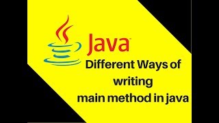 6.15 Different Ways of writing main method in java | Cool Tricks