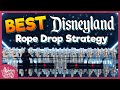 BEST Rope Drop Strategy for Disneyland w/ Tips & Tricks