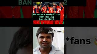 Bangladesh vs Netherlands world cup match highlights #shorts #viral #cricket