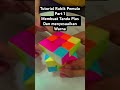 Membuat Tanda Plus Dan Samain Warna - Tutorial Rubik Pemula PART 1