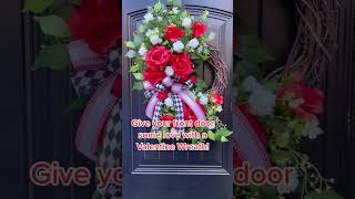 VALENTINES DECORATING IDEAS 2025 | Valentine Wreath 💖#holidaydecor #valentinesday #valentinesdecor