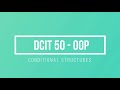 Conditional Structure Part 1 | Java Programming | DCIT 50 | If Statement | Tagalog