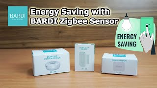 Energy Saving dengan BARDI Zigbee PIR Sensor & Door Sensor