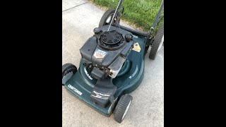 Resurrecting a NEGLECTED Craftsman 6.0 HP Briggs & Stratton Push Mower Back to Excellent Condition!!