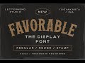 Favorable Font Download