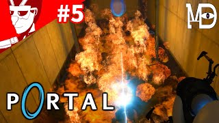 【#5】新感覚！パズルアクションFPS「Portal」実況プレイ【MAKAIDRESS】