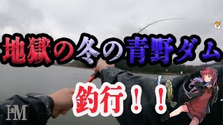 【バス釣り】青野ダム釣行 ワカサギ ポイント求めて 衝撃のラストが・・・