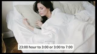 WHAT GONNA HAPPEND?SLEEPING TIME:10PM-6AM VS 12PM-8AM