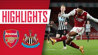 HIGHLIGHTS | Auba strikes twice and Saka nets! | Arsenal vs Newcastle (3-0) | Premier League