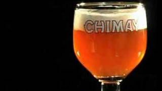 Bière Chimay triple et son verre