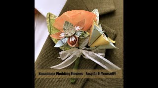 DIY Wedding Flowers | Paper Flowers | Kusudama Tutorial