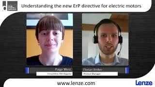 The new ErP directive for electric motors – An interview with Lenze